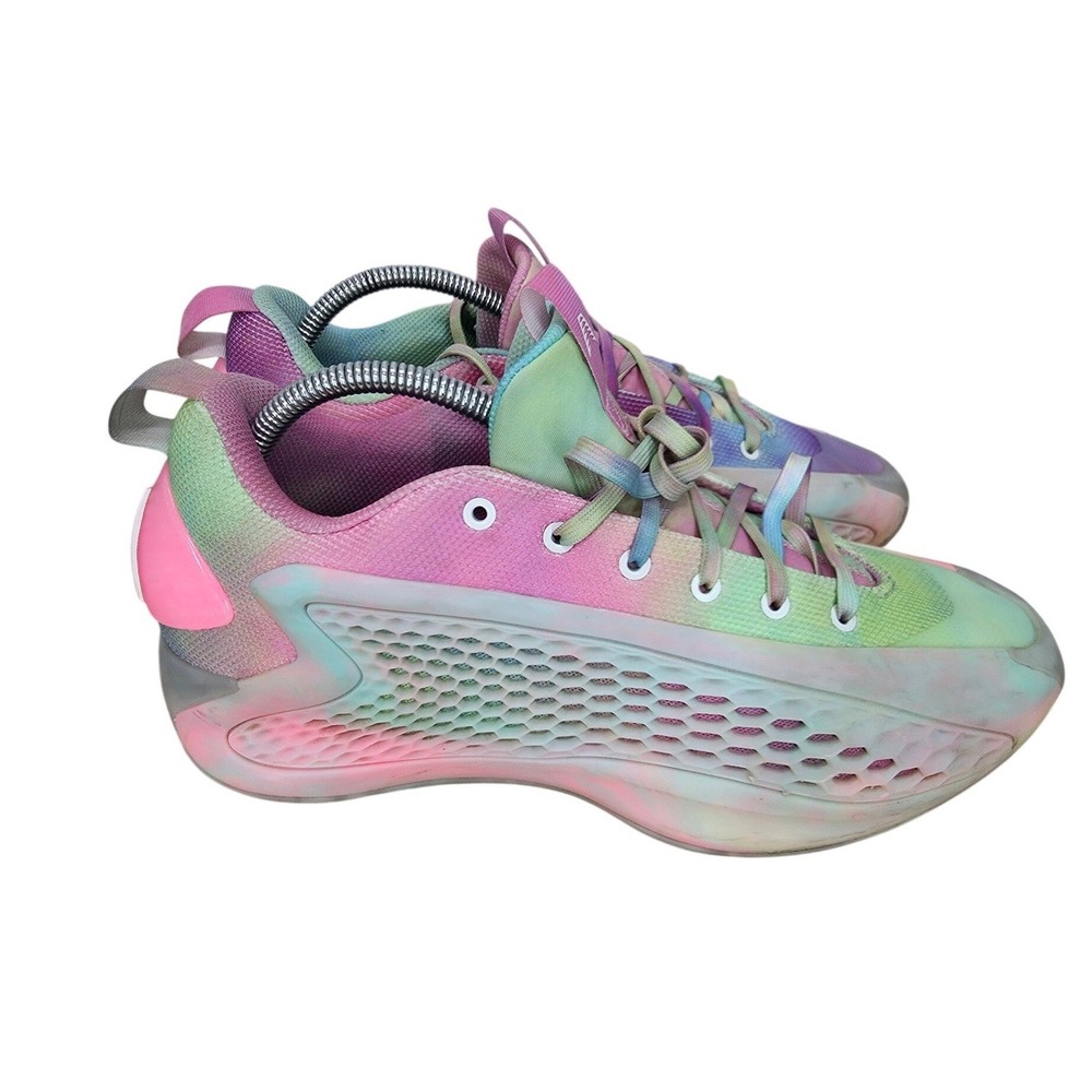 Adidas Anthony Edwards 1 Low Basketball Shoes Mens 8 Tie Dye Sneakers JR3915